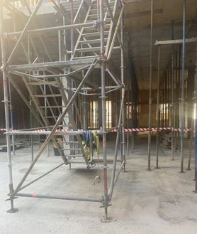Imagen secundaria 2 - Las obras avanzan en el interior del edificio de Hacienda