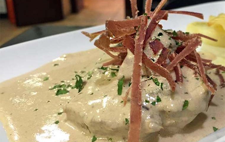 La propuesta del restaurante Juan Hormigo, que trajo a la feria en formato tapa