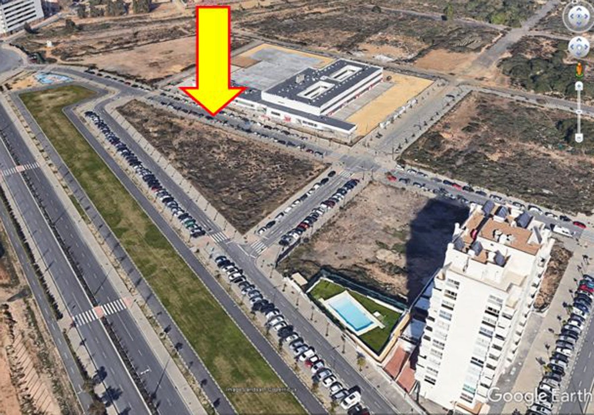 Parcela en la que se levantarán las instalaciones