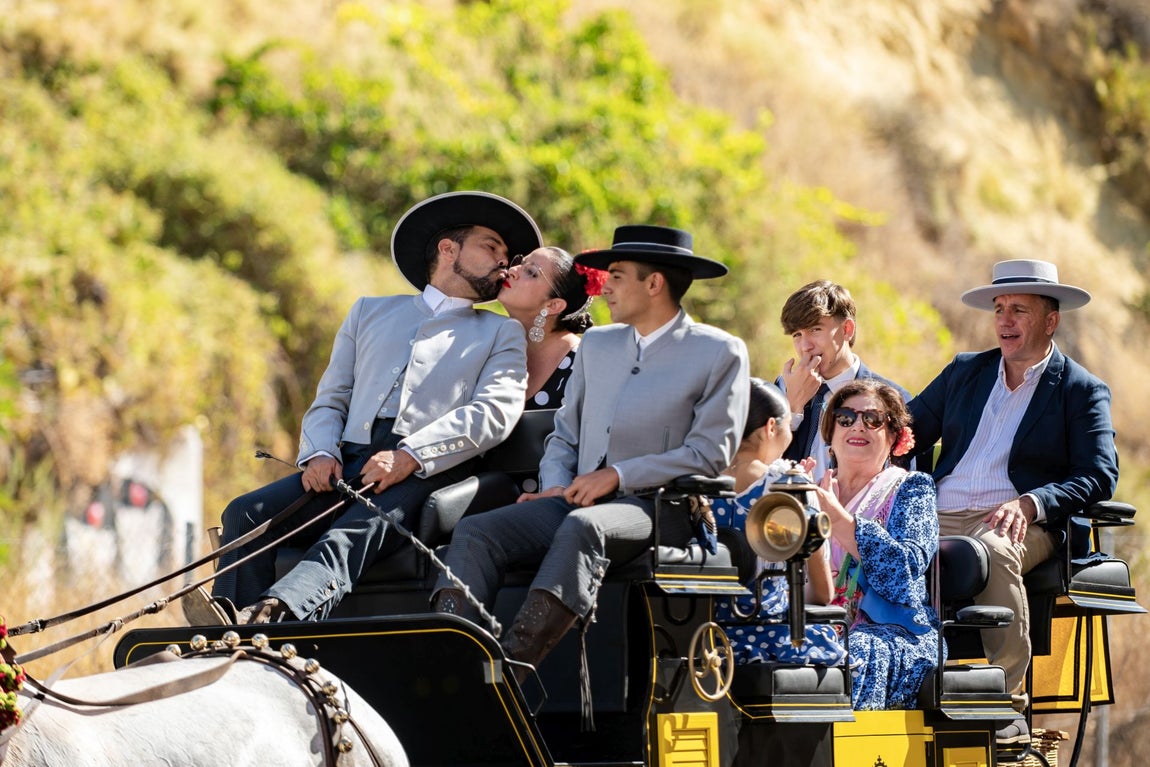 Las mejores imágenes del paseo de enganches de la Feria del Caballo de Huelva