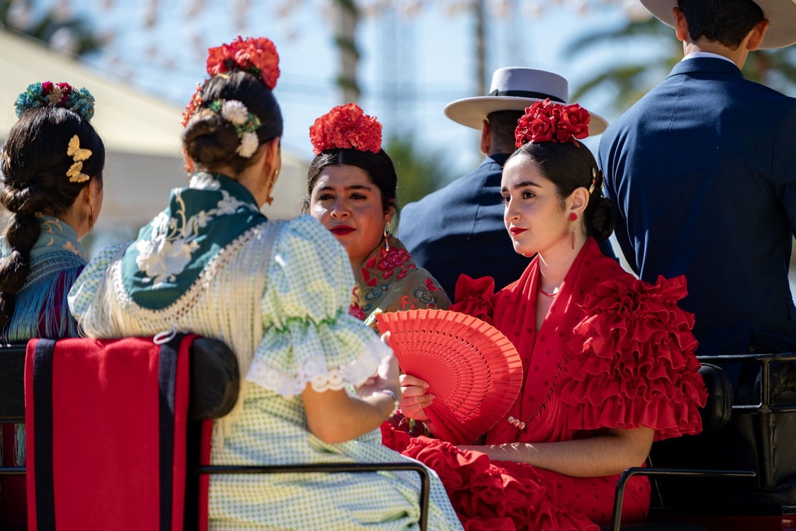 Las mejores imágenes del paseo de enganches de la Feria del Caballo de Huelva