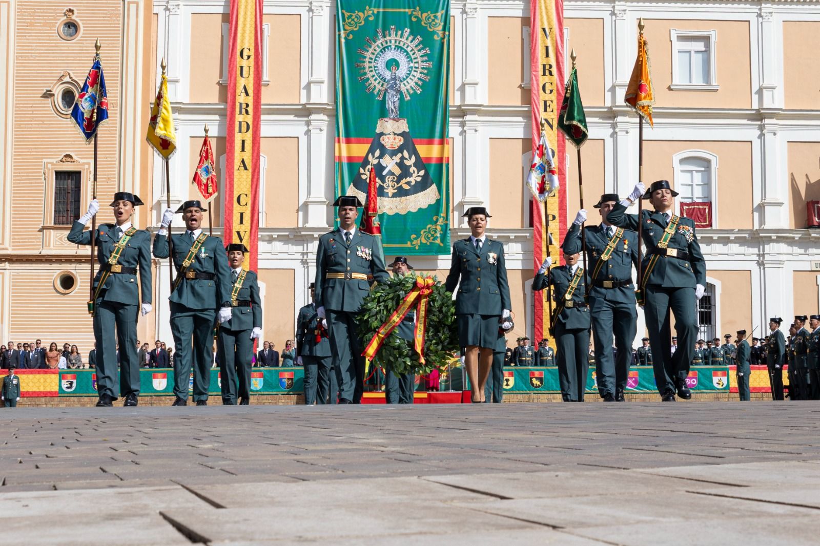 El acto de la Guardia Civil por el Día del Pilar en Huelva, en imágenes