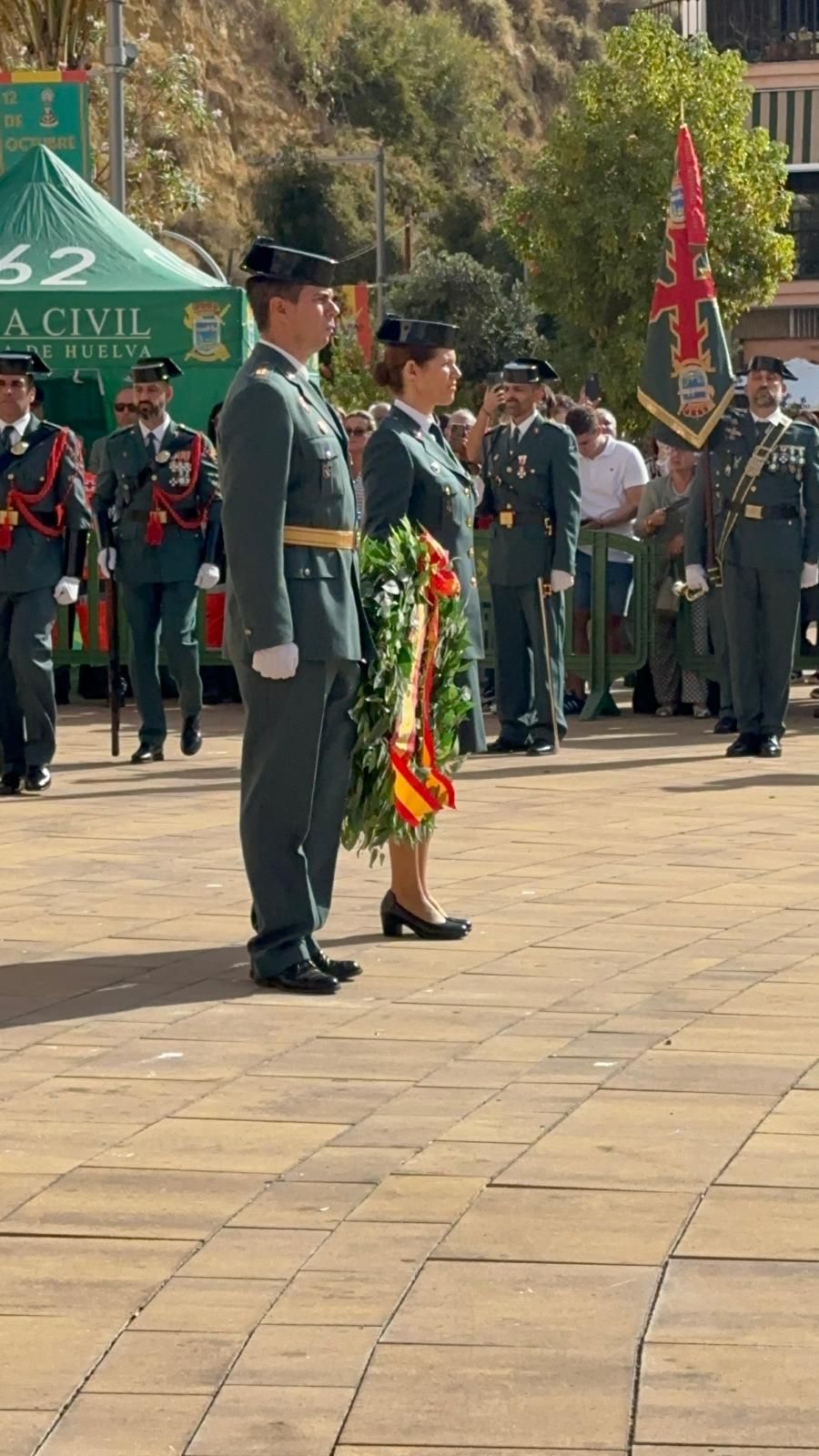 El acto de la Guardia Civil por el Día del Pilar en Huelva, en imágenes