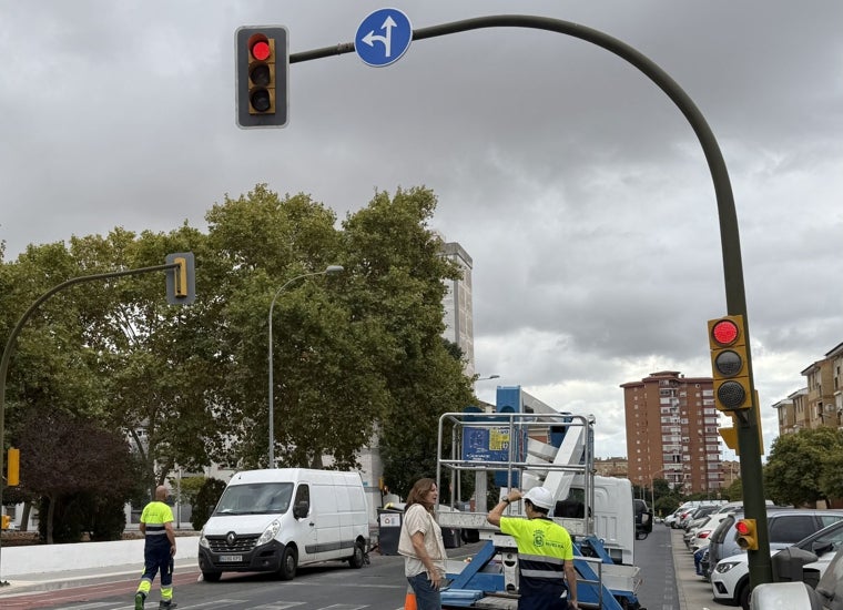 La concejala Milagros Rodríguez ha visitado esta mañana las obras