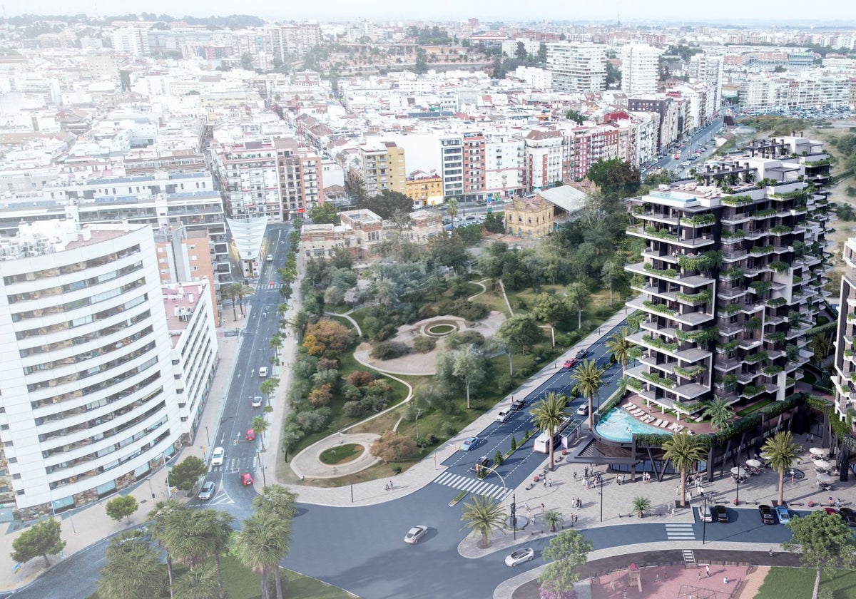 Recreación de cómo quedaría el residencial William Martin Living