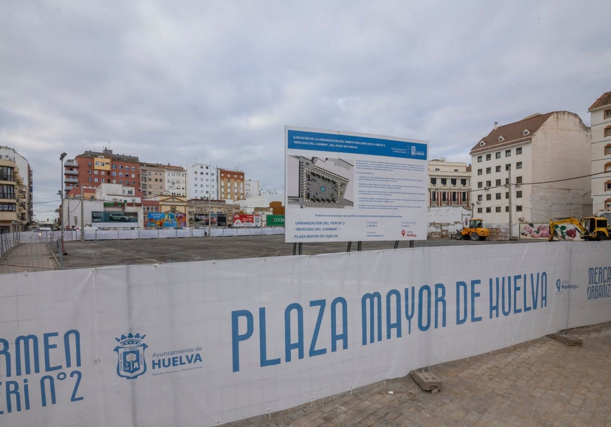 Solar en el que se levantará la futura Plaza Mayor