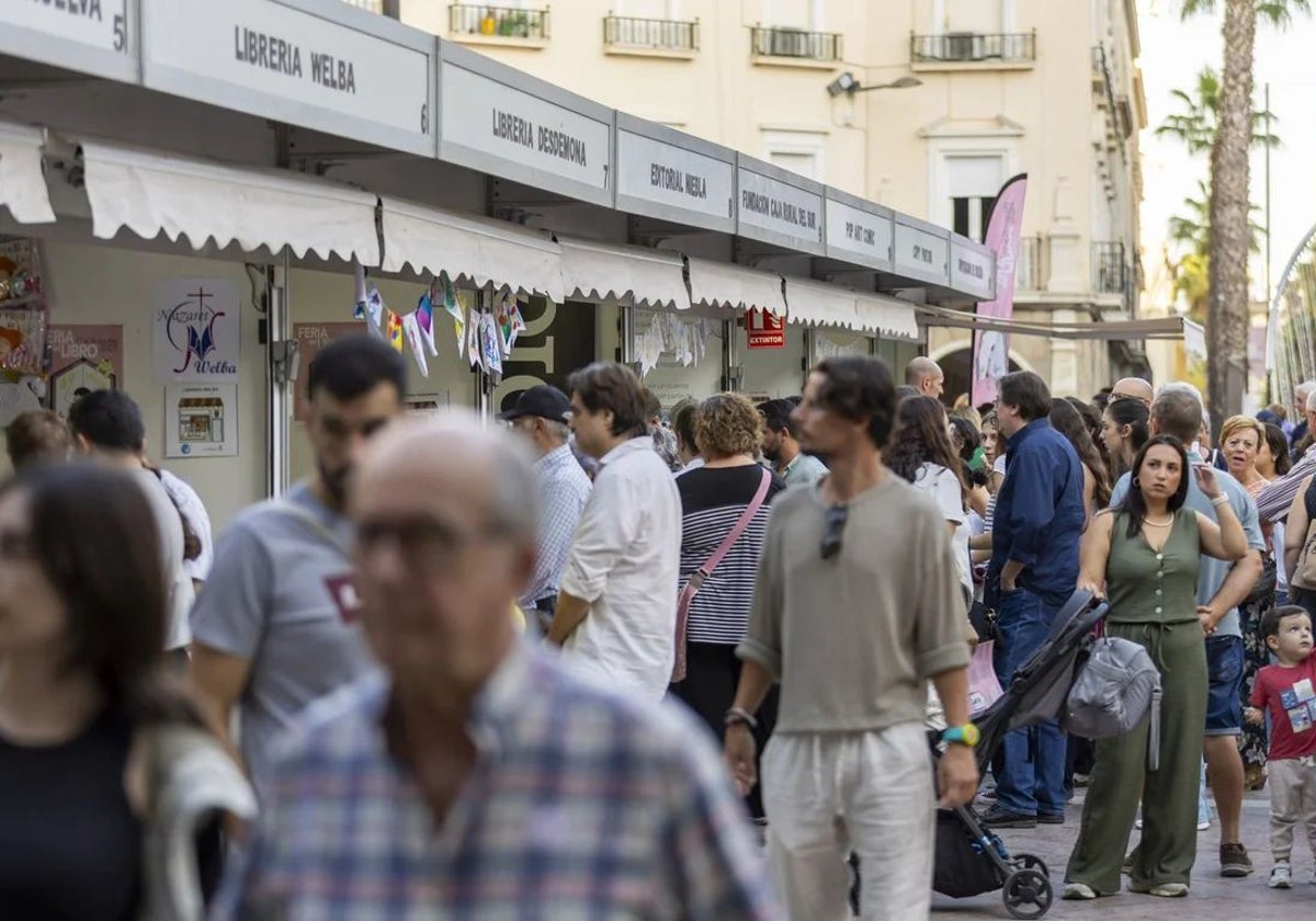 La Feria del Libro de Huelva, el día de su inauguración