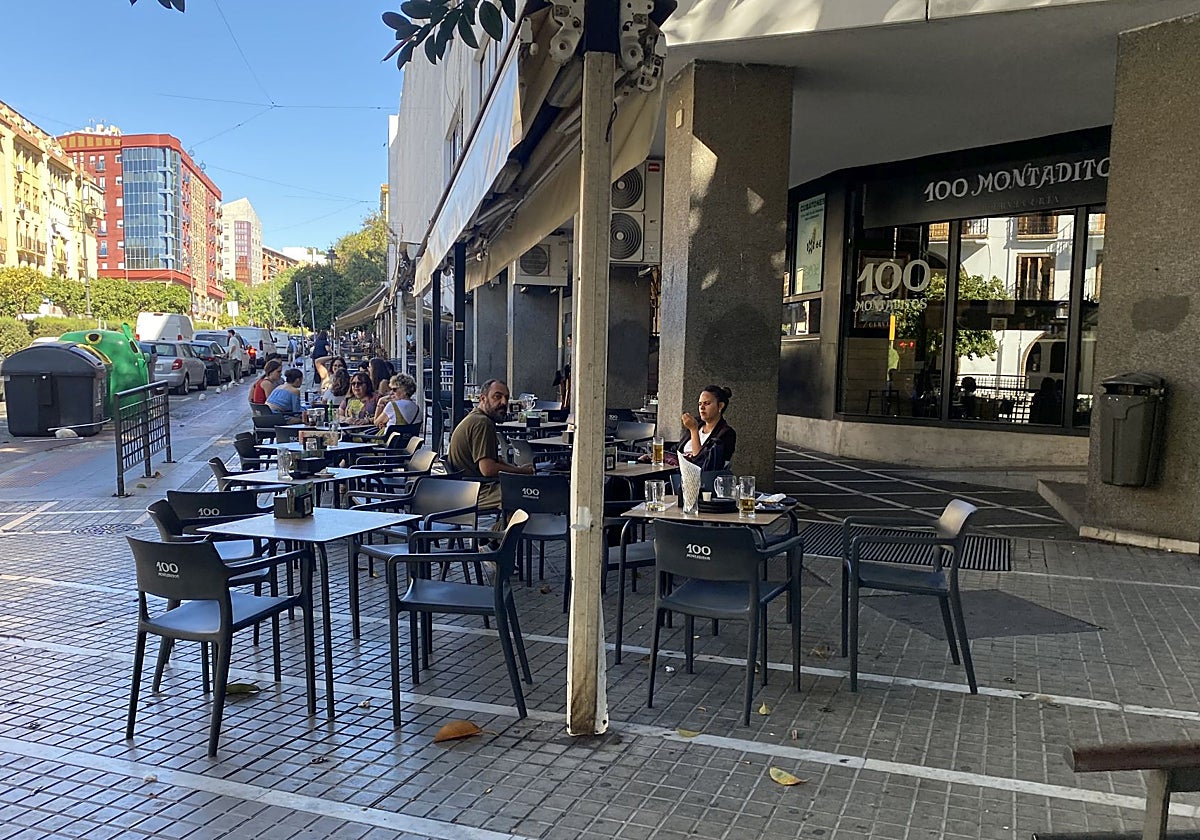 Vista de Pablo Rada, donde abundan los veladores