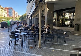 Vista de Pablo Rada, donde abundan los veladores