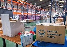 Crisis en el Banco de Alimentos de Huelva: cae la recogida de productos un 20% en su gran campaña anual