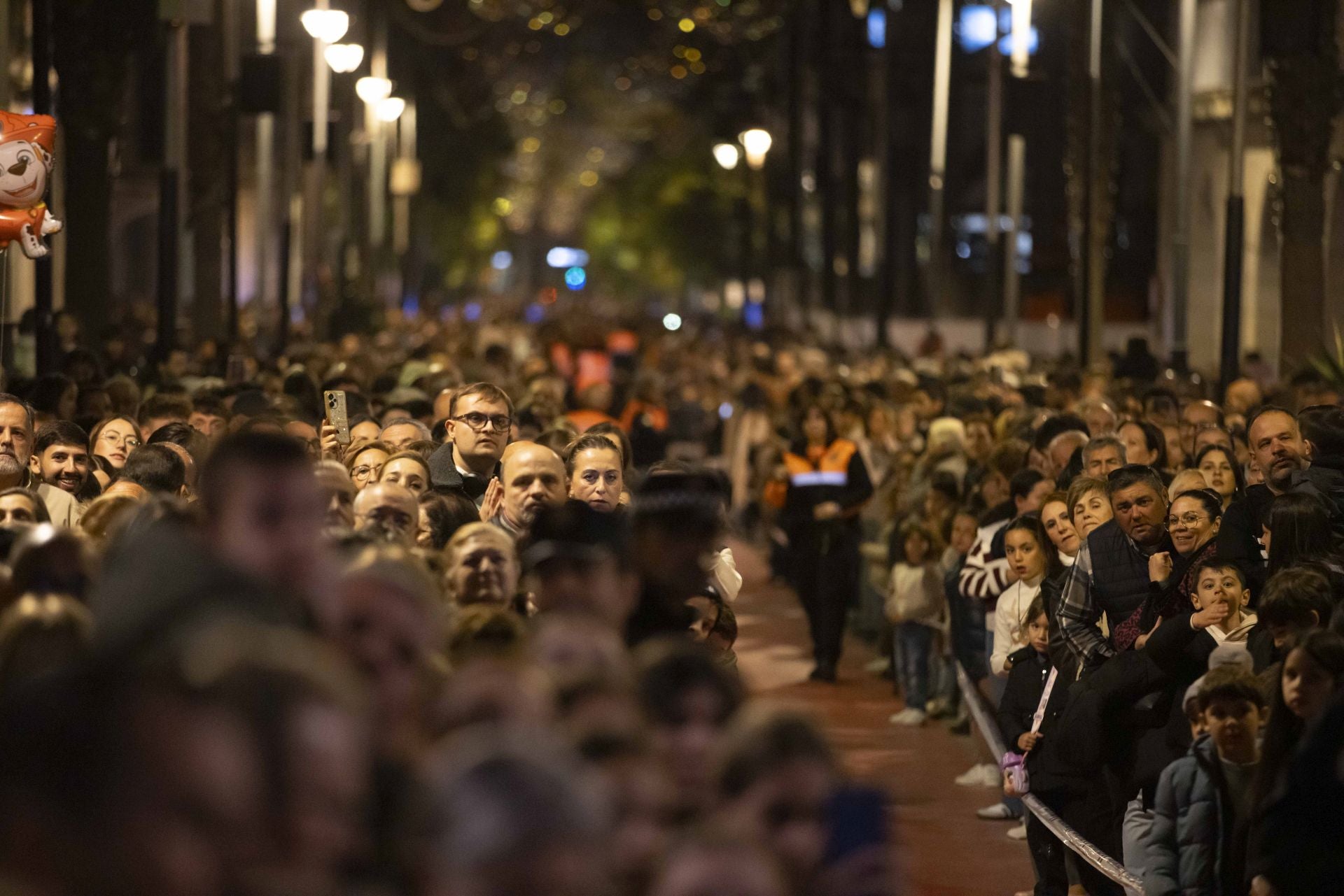 El encendido del alumbrado navideño de Huelva, en imágenes