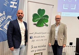 Miguel Ángel Moral y Jorge Pérez, pacientes de fibromialgia y socios de Fibronuba