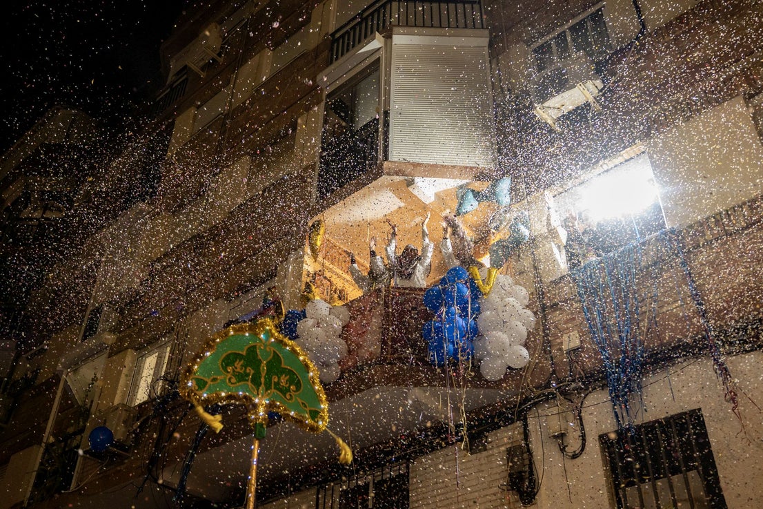 La llegada de los Reyes Magos a Huelva, en imágenes