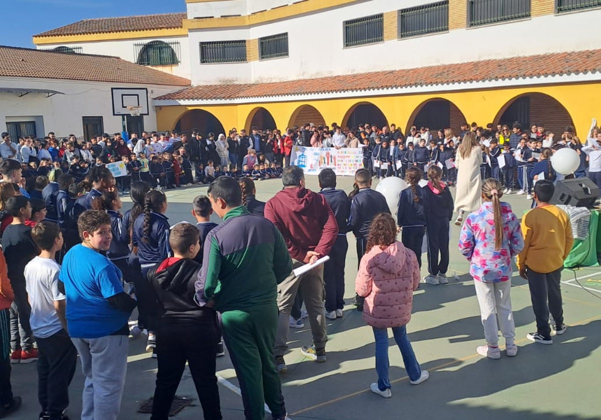 Alumnos del centro C.E.I.P. Virgen de Belén de Huelva