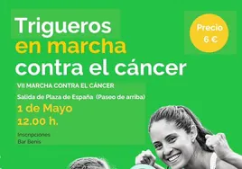 Cartel de la VII marcha contra el cáncer