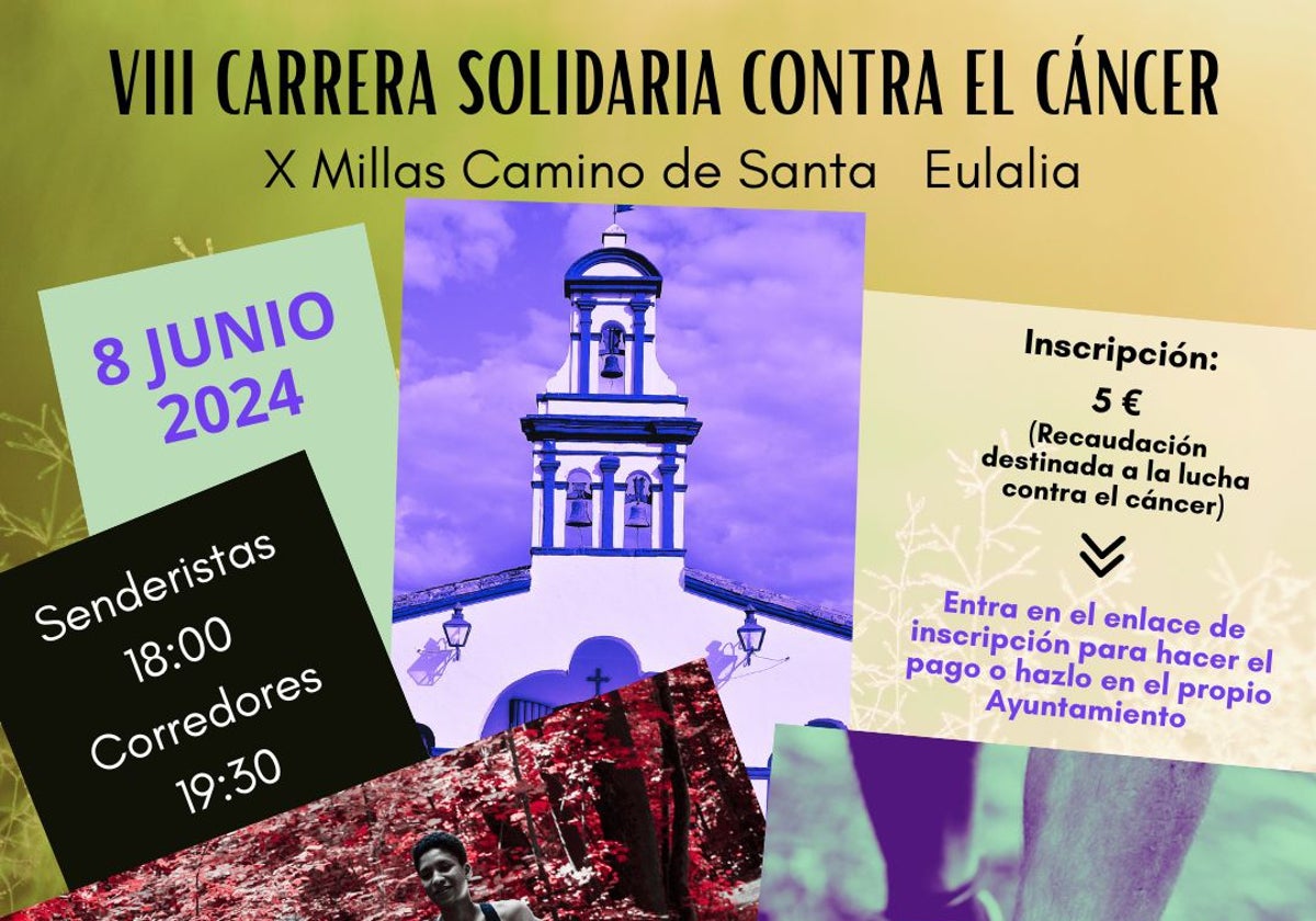 Cartel de la carrera solidaria