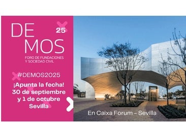 La décima edición del Foro Demos se celebrará en septiembre en Sevilla