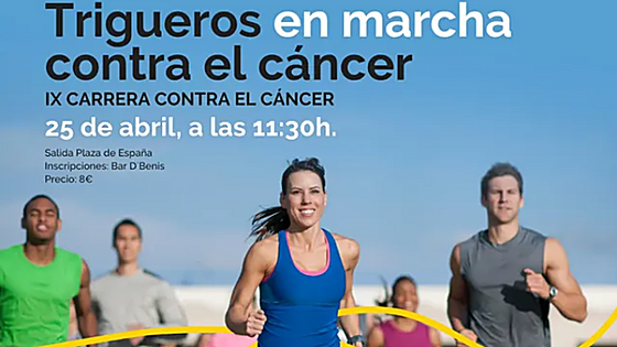 Trigueros acogerá el 25 de abril la IX Carrera contra el Cáncer organizada por la AECC Huelva