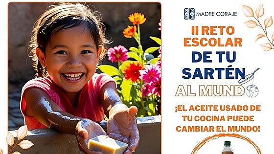 Huelva impulsa la recogida de aceite usado en colegios para convertirlo en jabón con fines solidarios