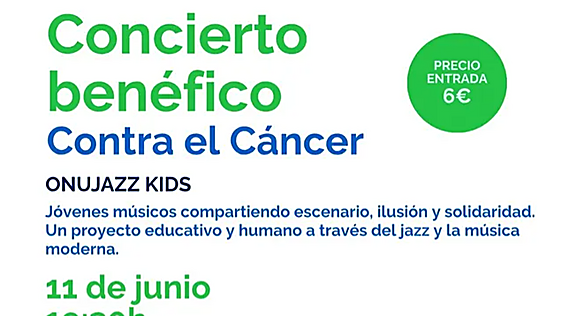 ONUJAZZ Kids ofrecerá en Huelva un concierto benéfico a favor de la lucha contra el cáncer el próximo 11 de junio