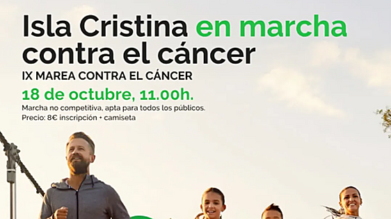 Isla Cristina se viste de verde con la IX Marea Contra el Cáncer el próximo 18 de octubre