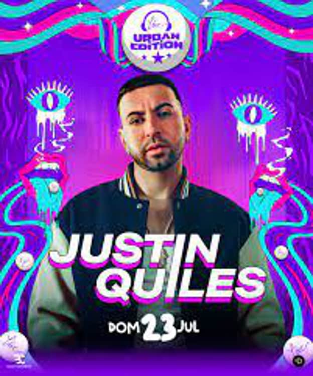 Cartel del concierto de Justin Quiles en Live Punta Umbría