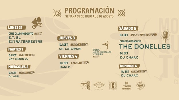 Programación en Mosquito Club esta semana