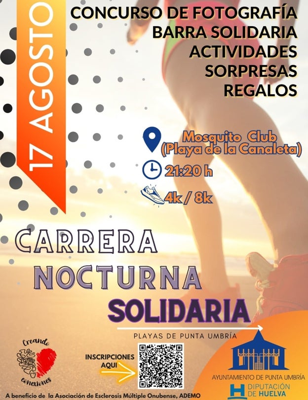 Qué hacer en Punta Umbría: conciertos de Pablo López, Taburete y Raule, una carrera solidaria y planes en los chiringuitos