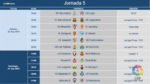Ya hay horarios para los partidos frente al Lugo y el Racing de Santander