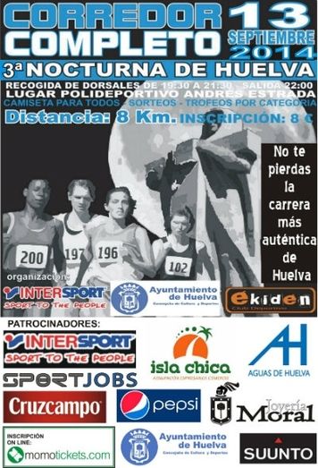La III Carrera Nocturna ya cuenta con más de 500 participantes