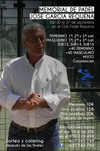 Abierto el plazo de inscripción para el Memorial José García Requena