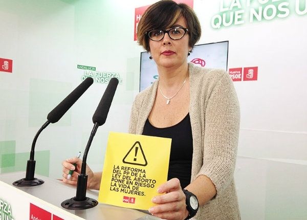 El PSOE llama a la sociedad onubense a seguir defendiendo la libertad de las mujeres frente a la contrarreforma del aborto