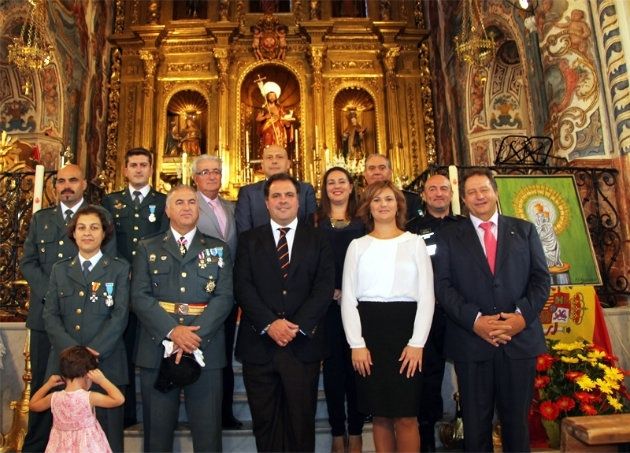 San Juan del Puerto celebra la festividad de la Virgen del Pilar con la Guardia Civil