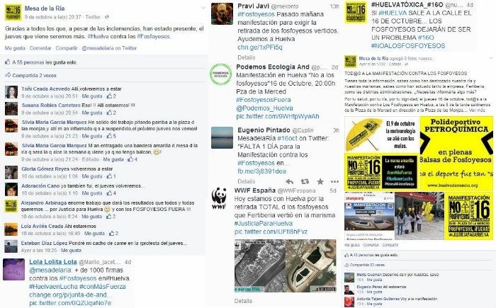 Gran manifestación contra los fosfoyesos: a la segunda se espera la vencida