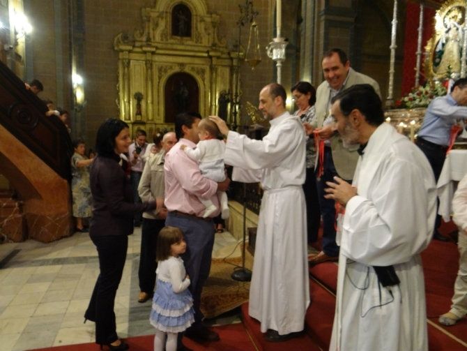 Presentación de los niños a la Virgen de Montemayor
