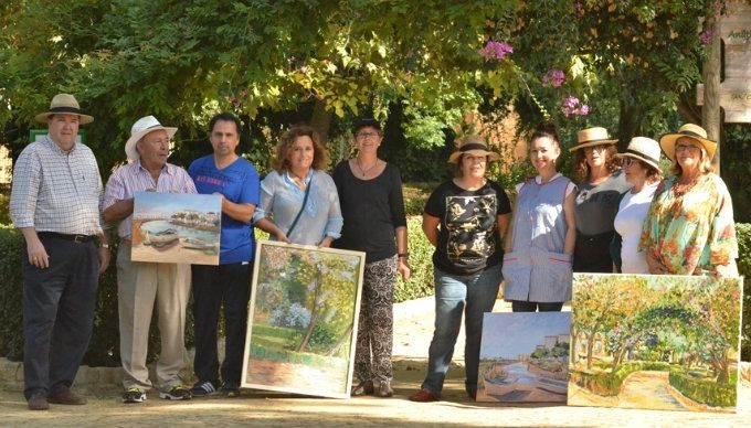 Artistas de Ayamonte sacan a la calle su calidad y creatividad pictórica