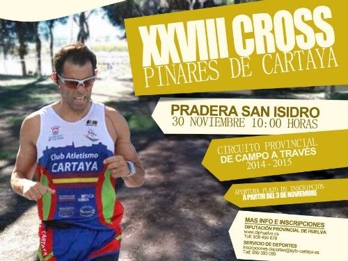 Abierto el plazo de inscripción para el XVIII Cross 'Pinares de Cartaya'