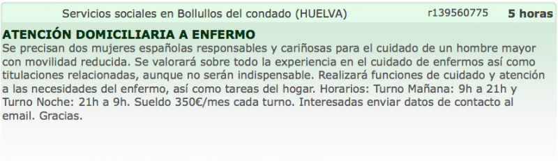 El runrún: Un nuevo caso de explotación