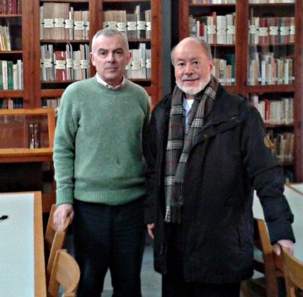 Un profesor e investigador colombiano descendiente del descubridor Pedro Alonso Niño visita Moguer
