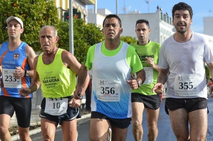 Victorias de Daniel Andivia y Carla Ribeiro en la Media Maratón de Ayamonte
