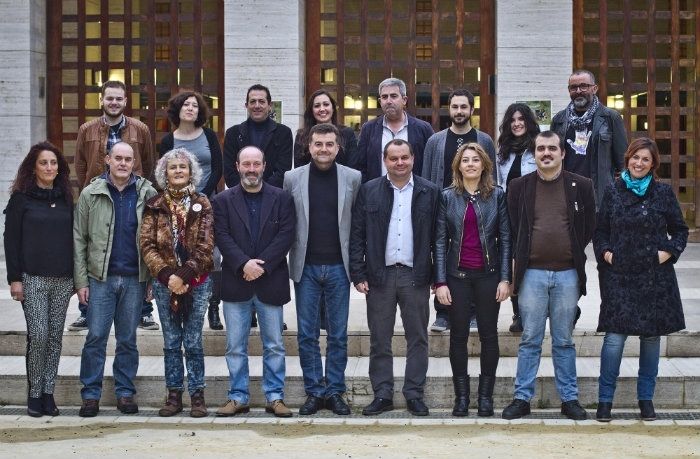 IU presenta la lista provincial al Parlamento, con Rafael Sánchez Rufo de número uno