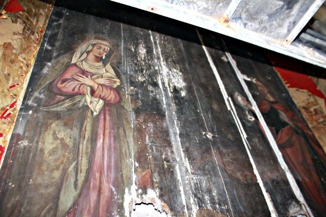 Aparece un nuevo retablo en la parroquia de Las Angustias de Ayamonte que podría datar del siglo XVII