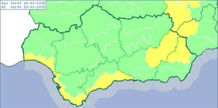 Se extiende al miércoles el aviso amarillo por lluvias