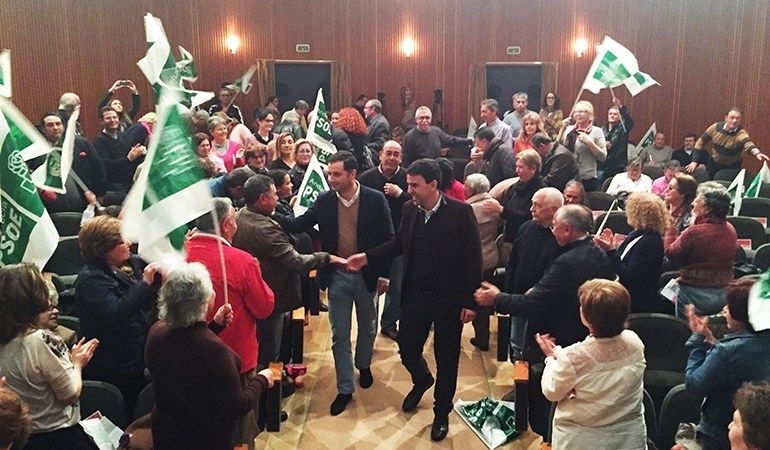 Mario Jiménez pide el voto para Susana Díaz 'para seguir avanzando y construyendo Andalucía'