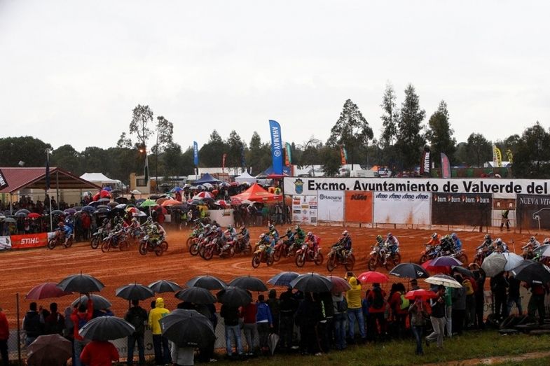 Espectáculo en el circuito Las Arenas de Valverde