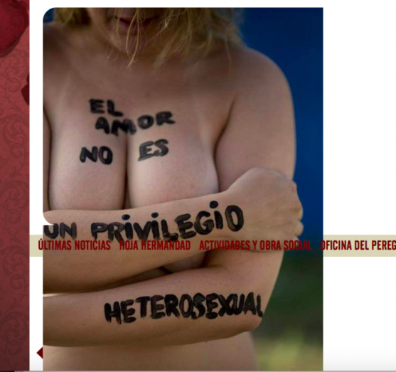 Hackean la web de la Matriz de Almonte para defender el amor homosexual