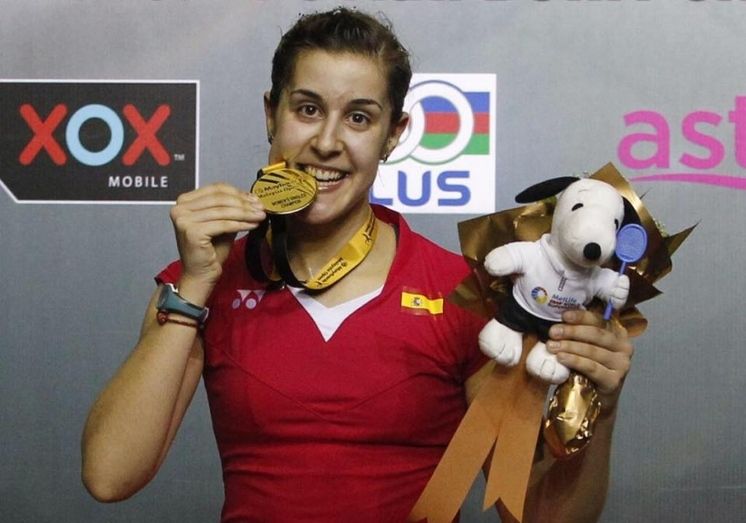 Carolina Marín, “muy contenta” tras ganar “otro importante título” en Malasia