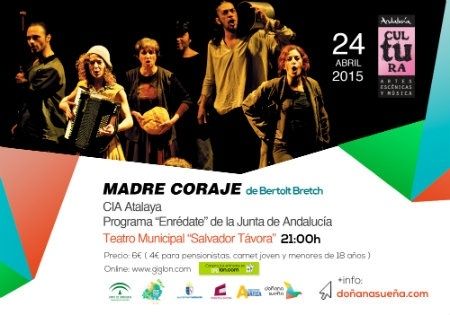 La obra teatral 'Madre Coraje' llega al Salvador Távora de Almonte