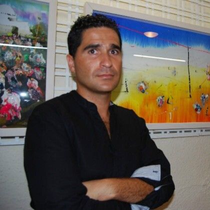 Exposición de arte abstracto de Ismael Lagares