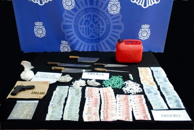 La Policía Nacional desmantela el punto de menudeo de droga más importante de la capital